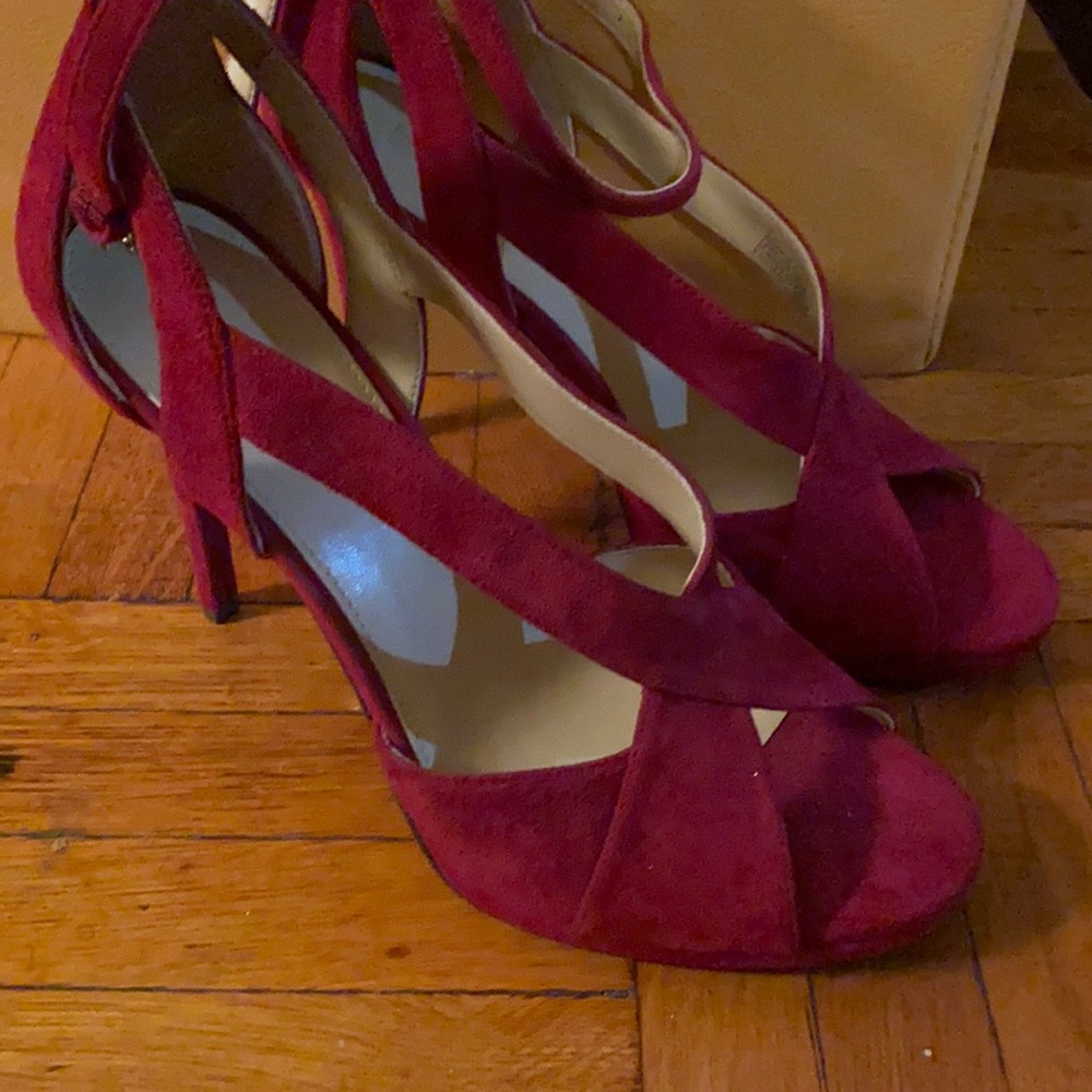 Brand new red suede Michael Kors shows  size 8.5